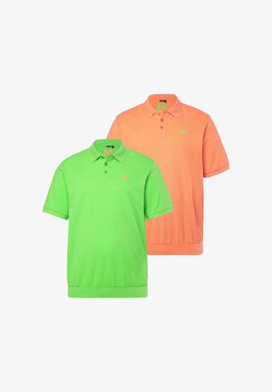 Men Plus, 2ER-PACK - Poloshirt - dark apricot