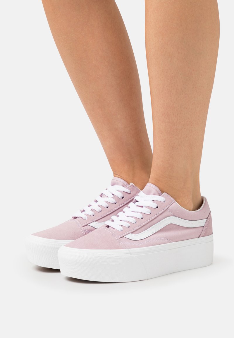 Vans UA OLD SKOOL STACKFORM - Baskets basses - keepsake lilac