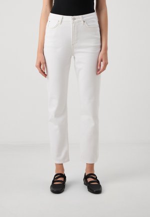 Vaqueros rectos - white denim