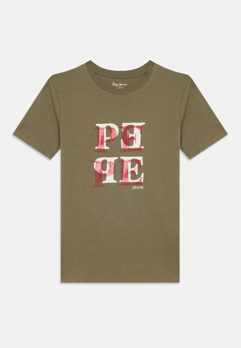 Pepe Jeans T-shirt print groen Pepe Jeans T-shirt print groen