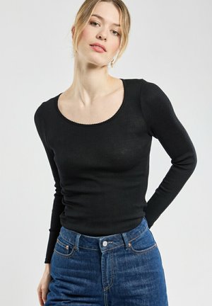T-shirt à manches longues - noir