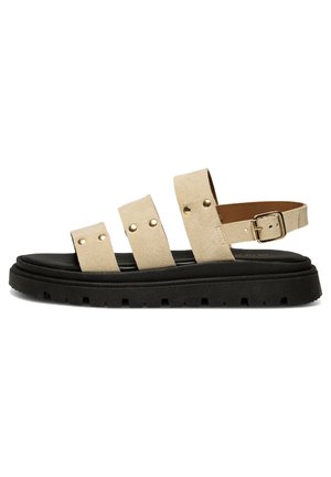 REBECCA  - Platform sandals - taupe