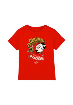 Warner Brothers, A CHRISTMAS STORY/FUDGE UNISEX - Print T-shirt - red