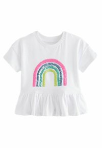 Next SHORT SLEEVE SEQUIN  - Tricou cu imprimeu - pink rainbow