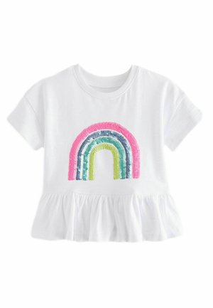 SHORT SLEEVE SEQUIN  - T-shirts print - pink rainbow