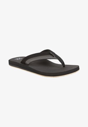 Mustad mustad, millel on tekstureeritud rihmad, pehme tall ja heledat tan värvi väljalabada. Minimalistlik disain, ilma täiendavate mustrite või riistvarata.