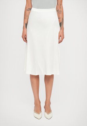 BIAS CUT SKIRT - sukňa v tvare A - white