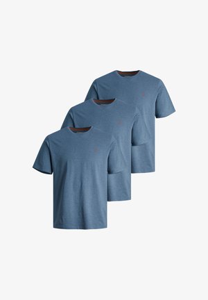 Jack & Jones, 3 PACK - T-shirt basique - denim blue