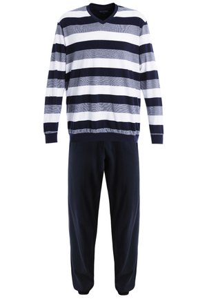 Schiesser LANG SET - Pyjamas - dunkelblau