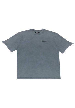 HEAVY MINDSET - T-Shirt print - washed grey