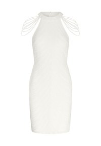 Apart KURZES PAILLETTEN - Cocktailkleid/festliches Kleid - creme