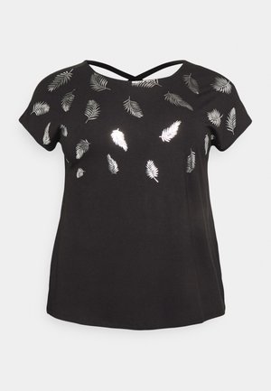 Print T-shirt - black