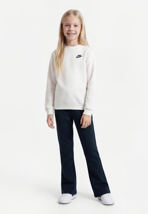 Tommy Hilfiger EXTRA SLIM METALLIC LOGO FLARED LEGGINGS - Leggings - dark night navy