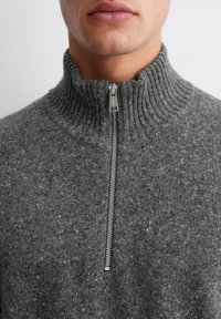 Marc O'Polo TROYER REGULAR - Strickpullover - graphite grey melange
