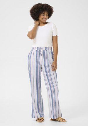 CRMIVA STRIPE - Trousers - pink blue stripe