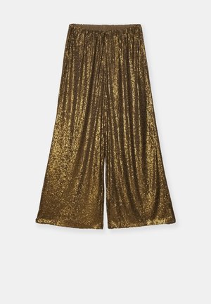 Norma Kamali BOYFRIEND ELEPHANT  - Pantalones - bronze