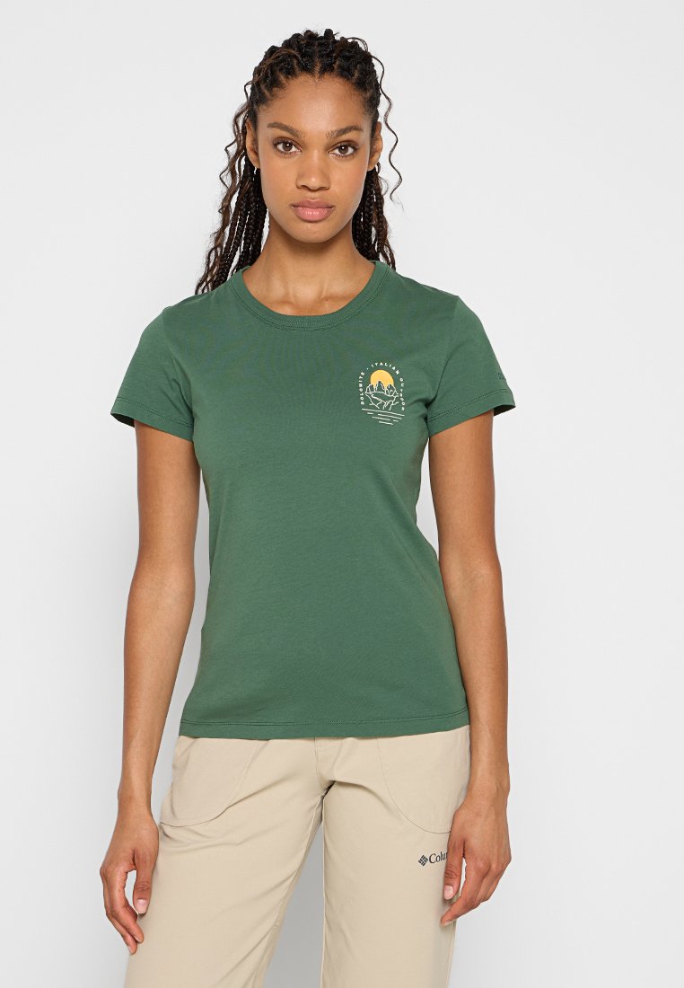 Dolomite T-shirt print groen Dolomite T-shirt print groen