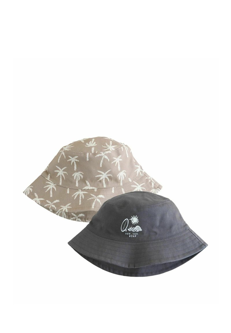 Next BUCKET HATS 2 PACK . - Hat - black/tan palm tree/black - Zalando