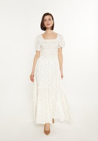 usha Maxi šaty - multicolor white