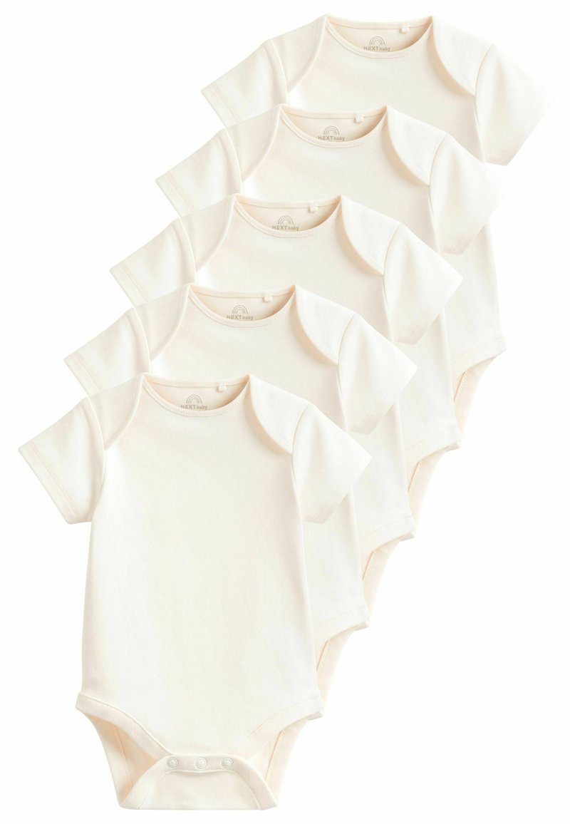 Next - 5 PACK SHORT SLEEVE  - Základné tričko - cream, Zväčšiť