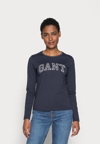 GANT ARCH LOGO - Camisola de manga comprida - evening blue