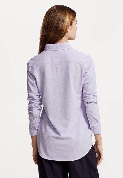 Polo Ralph Lauren LONG SLEEVE BUTTON FRONT SHIRT - Pogājama blūze - hyacinth