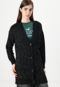 ONLY ONLJULIZ BUTTON CARD  - Gilet - black/white