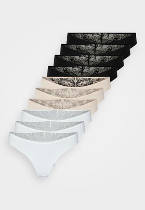 10 PACK - Slip - nude/white/black