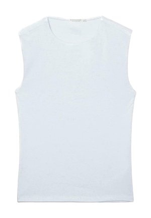 Stradivarius, BASIC SLEEVELESS T-SHIRT - Top - white