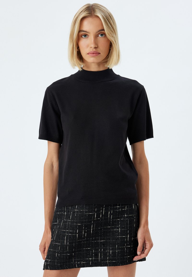 Koton SHORT SLEEVE - T-shirt basic - brown/marrone
