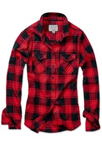 Brandit - FLANELL - Hemdbluse - red black Thumbnail-Bild 1