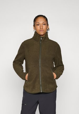 Jack Wolfskin HIGH CURL - Fleecejakke - obsidian moss