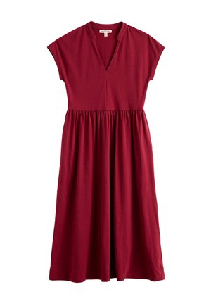 Seasalt Cornwall, SEASALT CORNWALL ZINNIA DRESS - Φόρεμα από ζέρσεϊ - red - red cabin