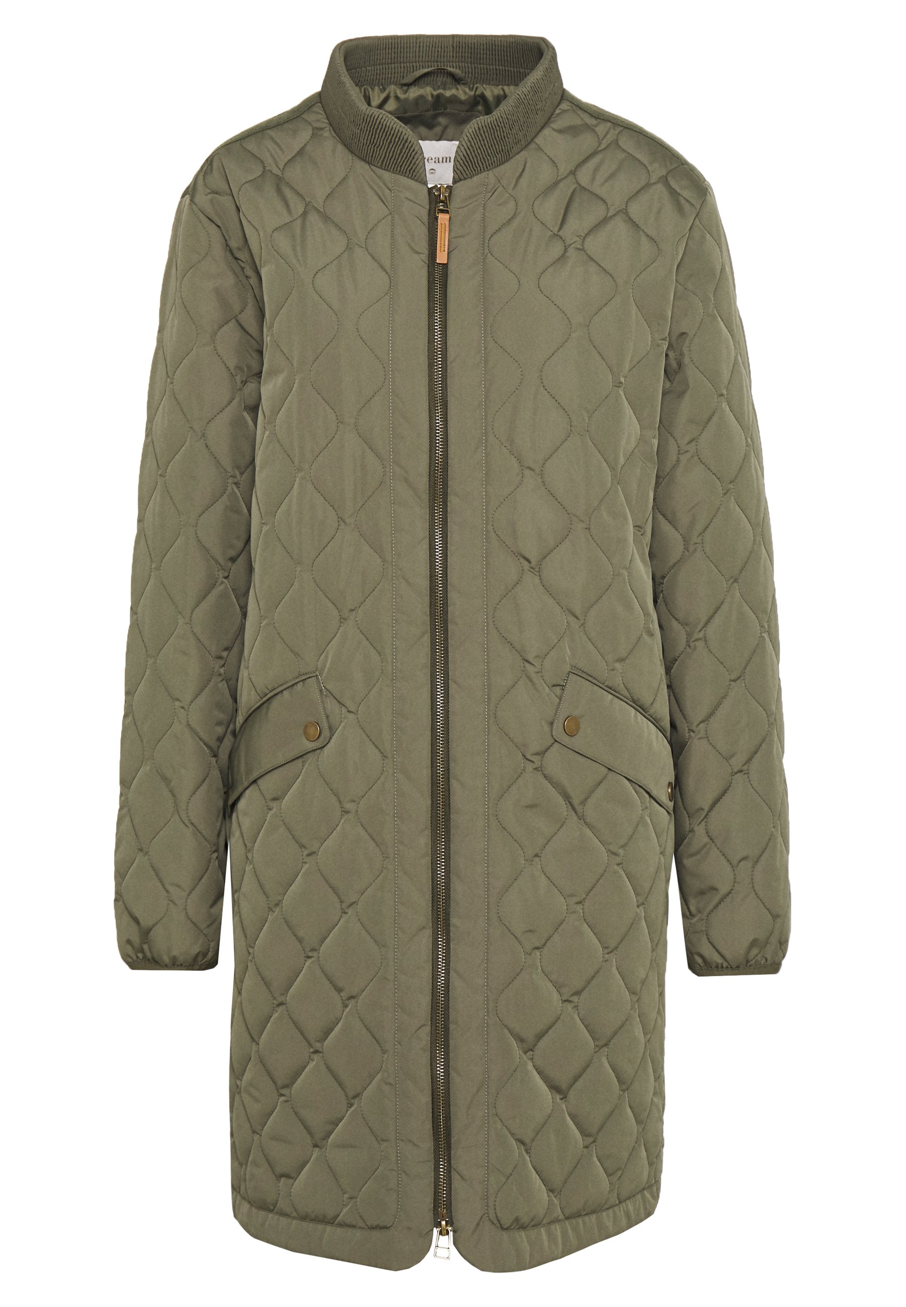 Cream ARWEN Kort kåpe frakk kalamata Zalando.no Kaffe KAMICA QUILTED COAT Kort kåpe frakk grape leaf