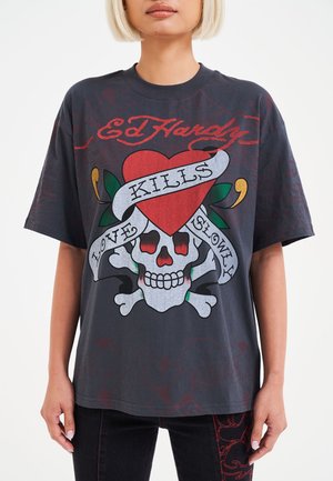 T-shirt imprimé - black