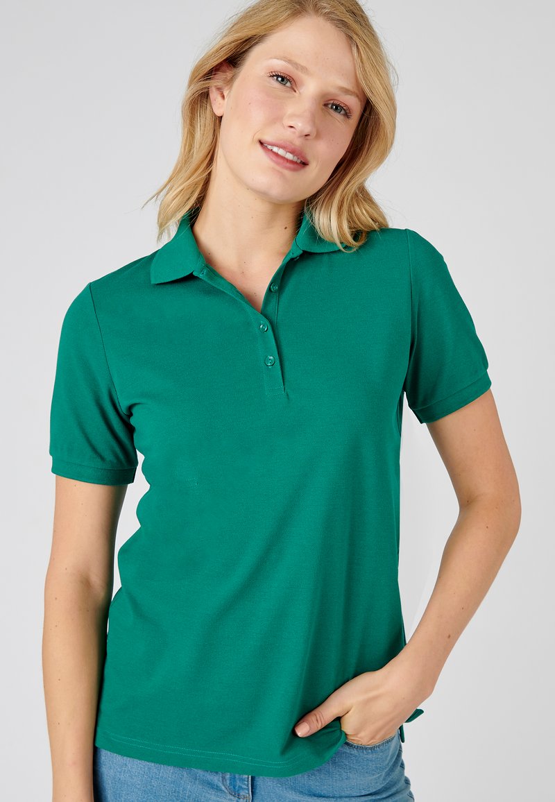 Damart Polo - vert pin