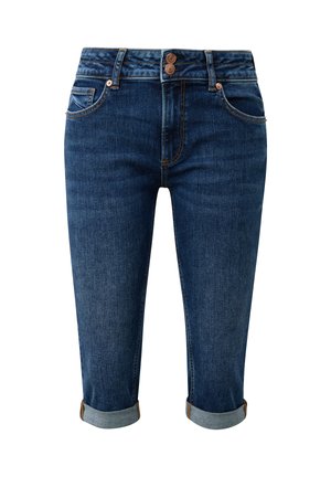 QS, JEANS-HOSE CATIE - Denim shorts - dunkelblau