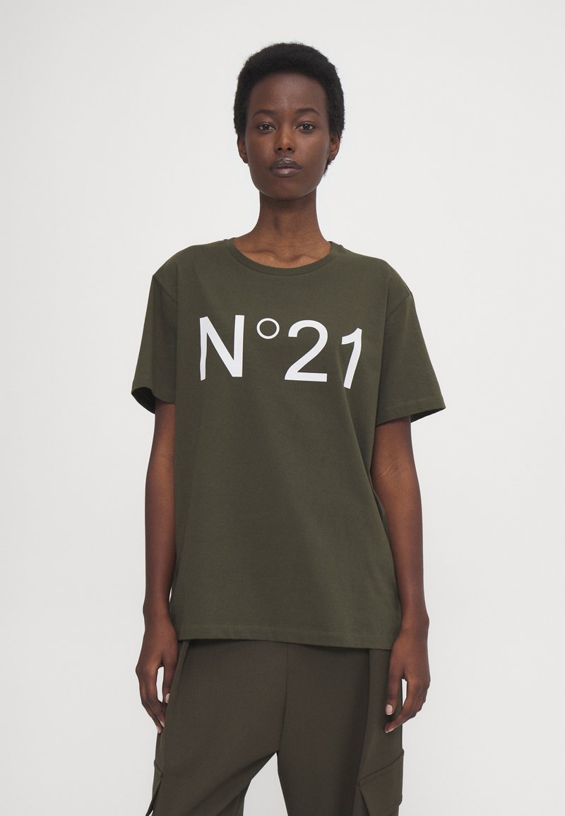 N°21 Print T-shirt - militare