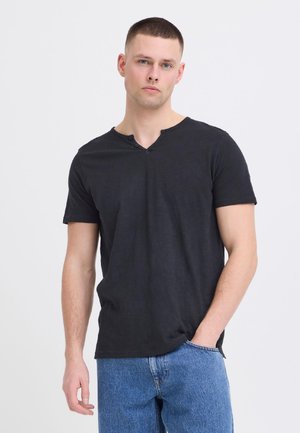 Blend, BHASTON SPLIT NECK - Základné tričko - black