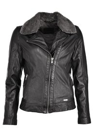 Mustang WEICHEM KRAGEN  - Leren jas - black
