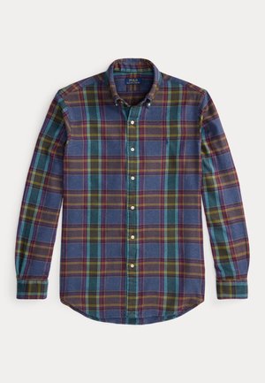 Polo Ralph Lauren, CUSTOM FIT PLAID FLANNEL SHIRT - Shirt - blue/purple heather