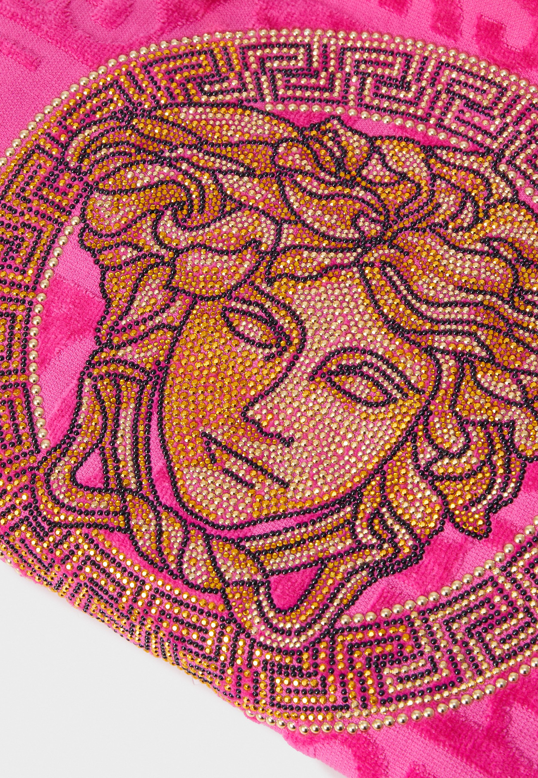 【関税込み】Versace ピンク 'I Heart Baroque' バスローブ I ♡ Baroque Bathrobe Pink | VERSACE US