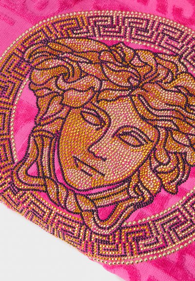 Versace BEACH BAG I HEART BAROQUE - Plážová osu ška - fuxia