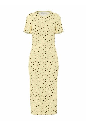 Pieces, MIDI DRESS PCFLORA - Hverdagskjole - french vanilla