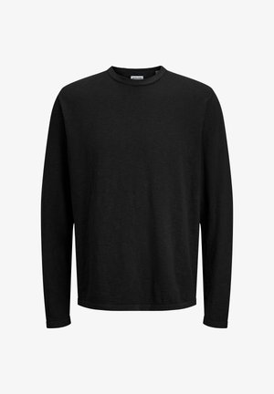 Jack & Jones, JJESUMMER CREW NECK - Pullover - black