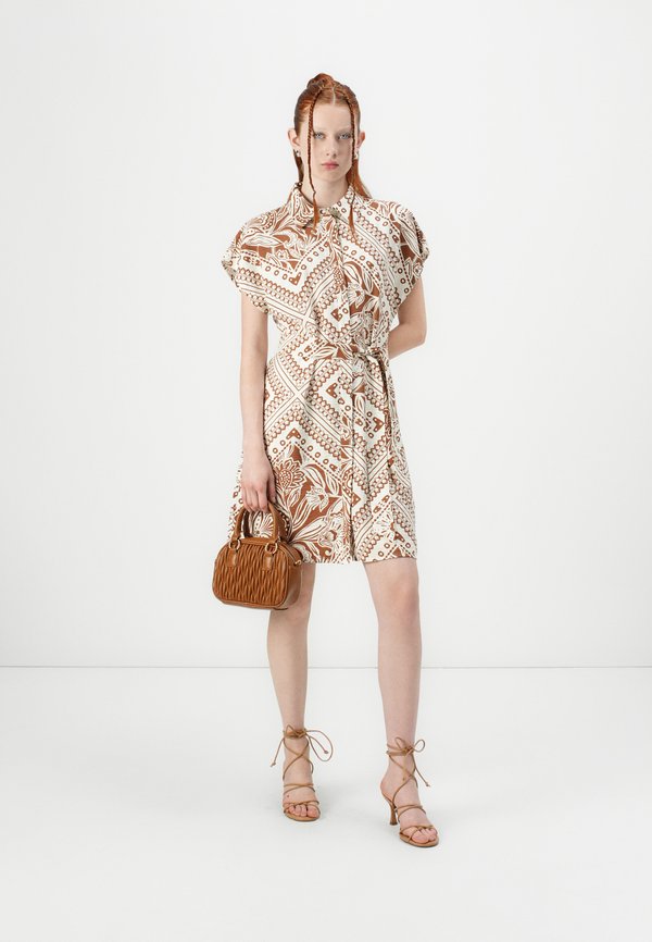 OBJLYDIA SHORT DRESS - Shirt dress - rawhid2