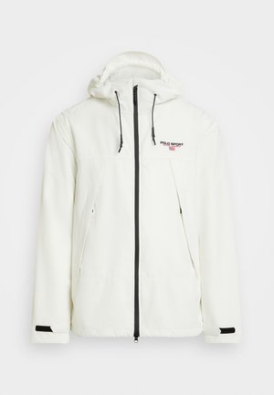 POLO SPORT HOODED JACKET UNISEX - Sommerjakke - deckwash white