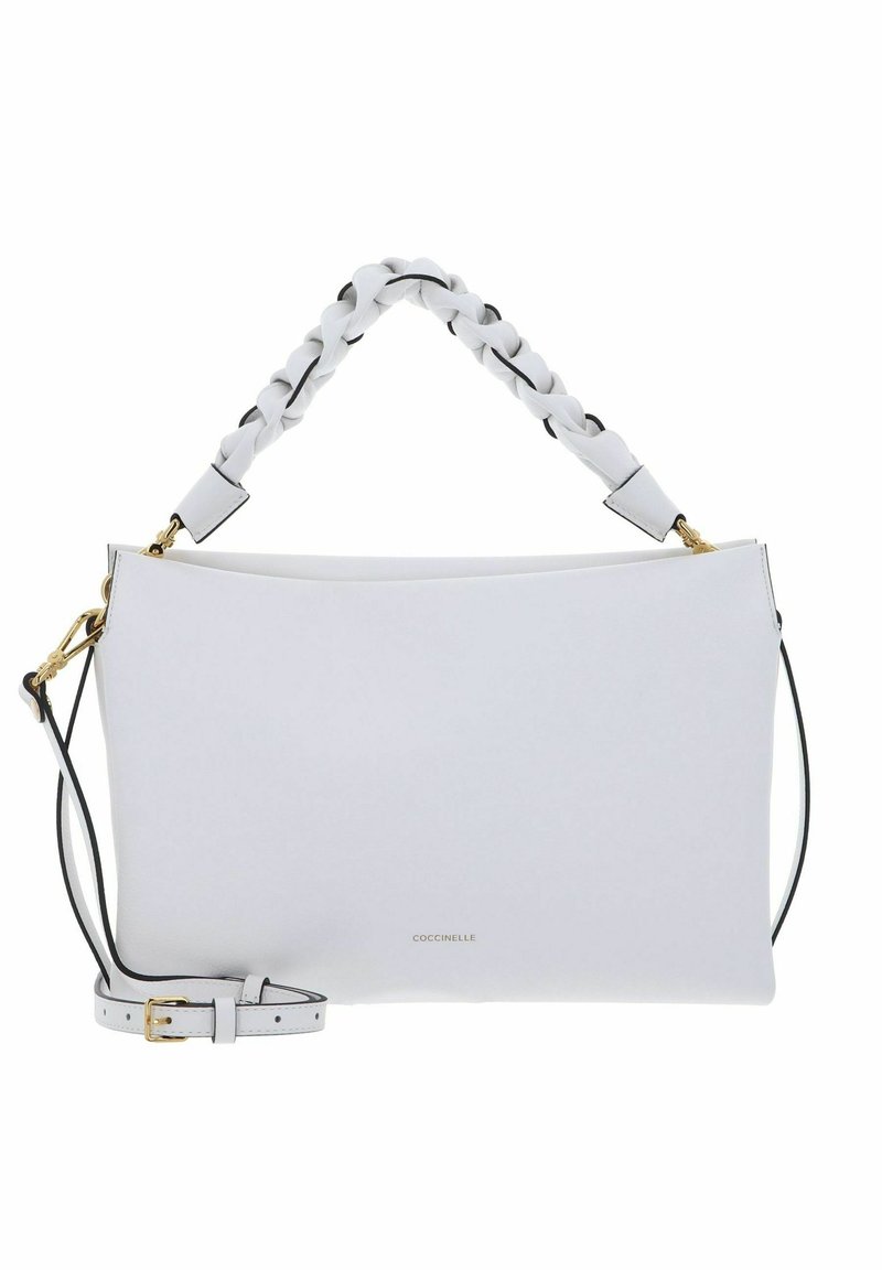 Coccinelle BOHEME GRANA DOUBLE - Borsa a mano - bril wh   cela gr