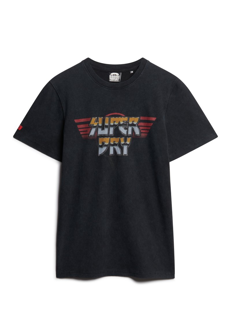 Superdry & Co T-shirt print zwart