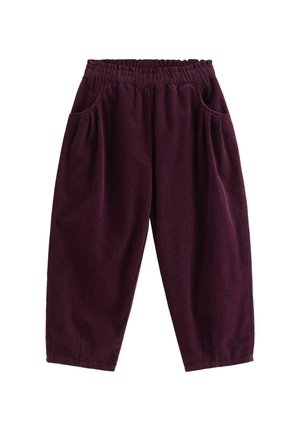 Lindex, LINDEX LOOSE FIT TROUSERS IN CORDUROY LINDEX - Bukser - dark lilac